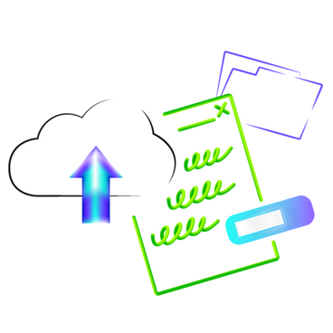 Upload files to cloud storage PNG, SVG