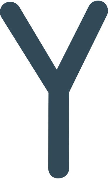 Y azul oscuro PNG, SVG