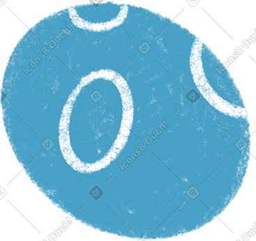 Blue chocolate egg PNG, SVG