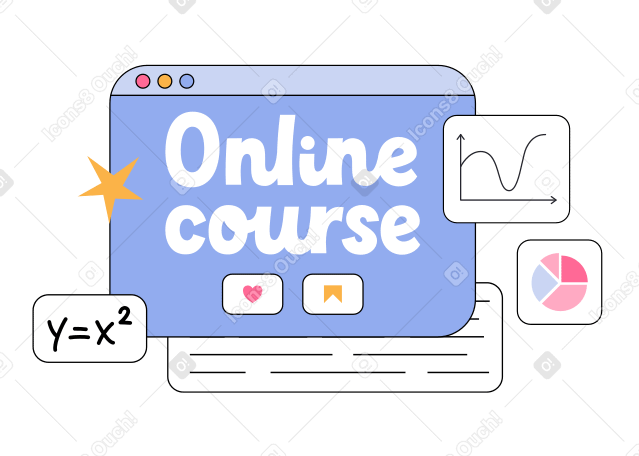 Lettering corso online in browser con grafici e formule PNG, SVG