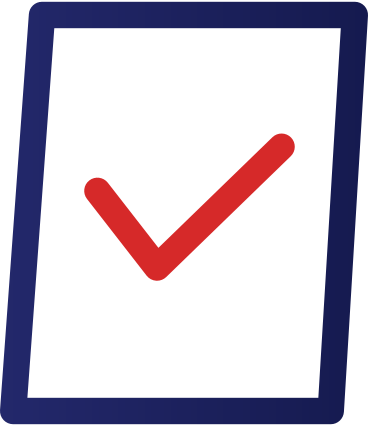 Marca de verificación en una hoja de papel PNG, SVG