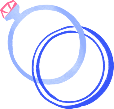 wedding rings PNG, SVG