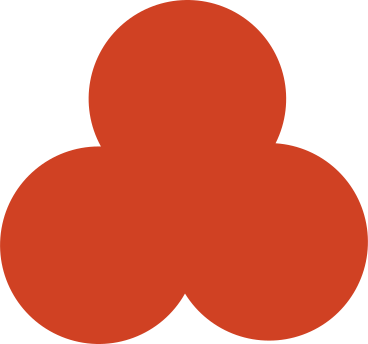 Red trefoil в PNG, SVG