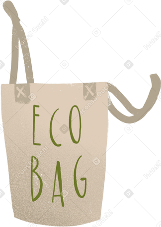 eco bag Illustration in PNG, SVG