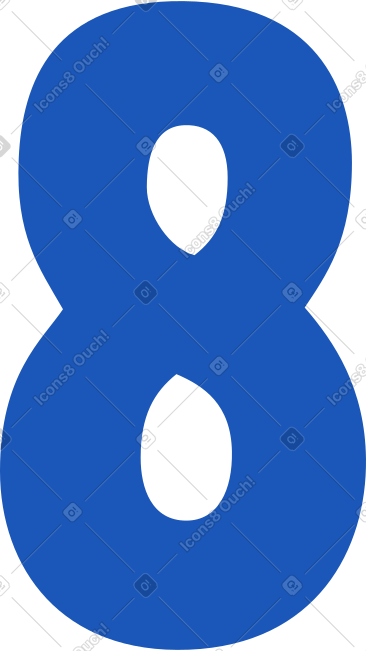 Number 8 PNG, SVG