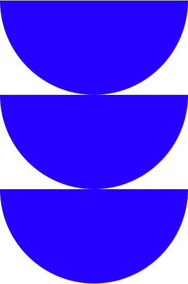 Three semicircles PNG, SVG