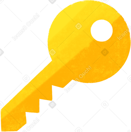 yellow key Grafik als PNG, SVG