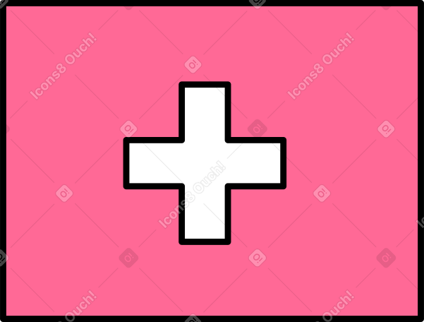 pink first aid kit Illustration in PNG, SVG