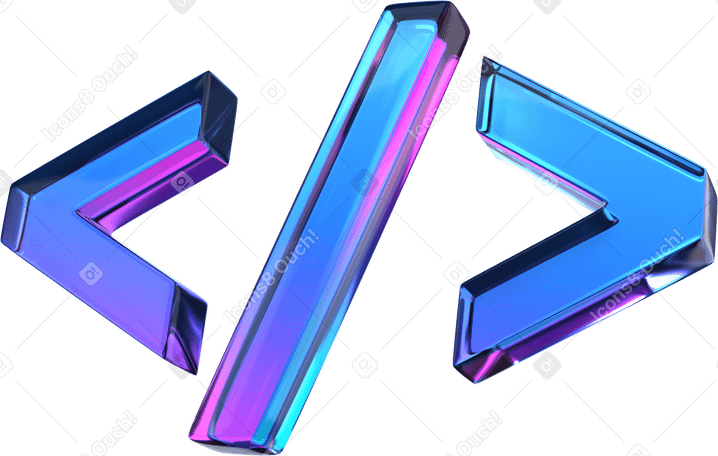 3D gradient glass inequality symbol PNG, SVG