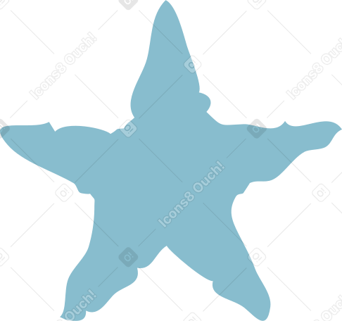 blue star shape PNG、SVG