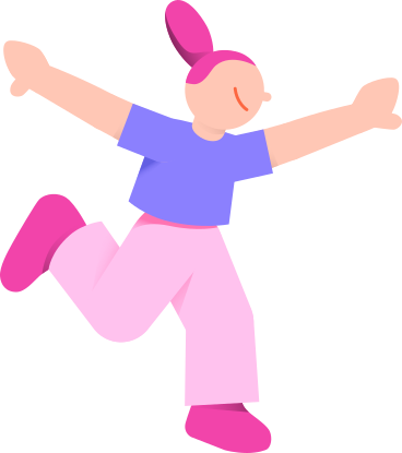 woman running with outstretched arms PNG, SVG