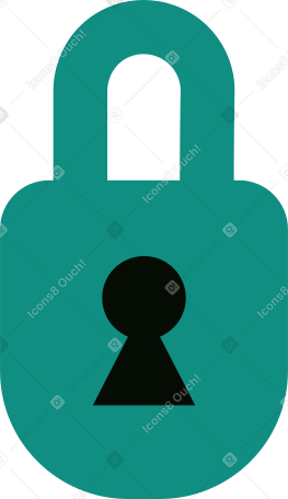 lock Illustration in PNG, SVG