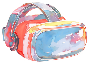 Virtual reality glasses PNG, SVG