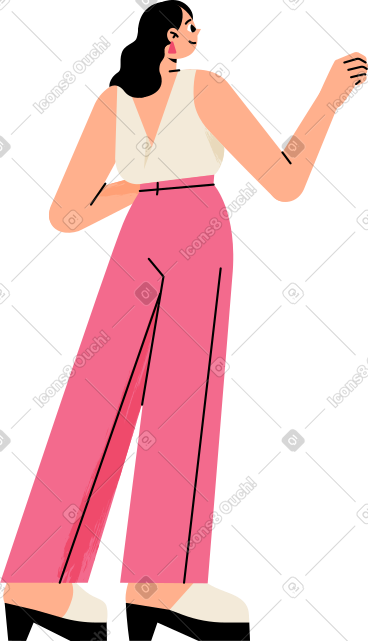 穿晚礼服的女人 PNG, SVG