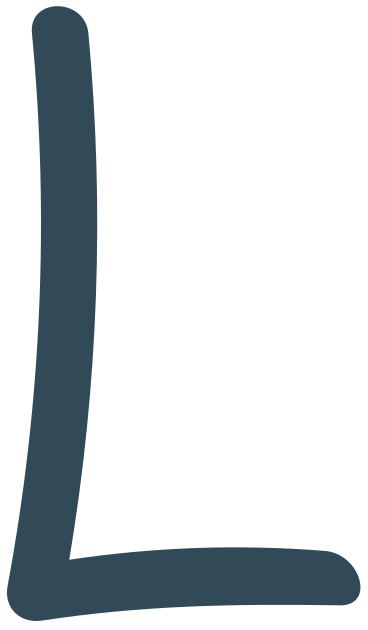 L dark blue PNG, SVG