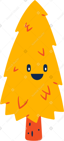 happy tree Illustration in PNG, SVG