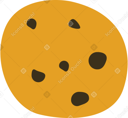 шоколадное печенье в PNG, SVG
