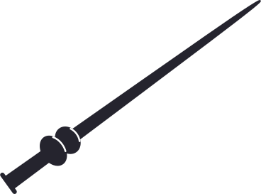 black magic wand PNG, SVG