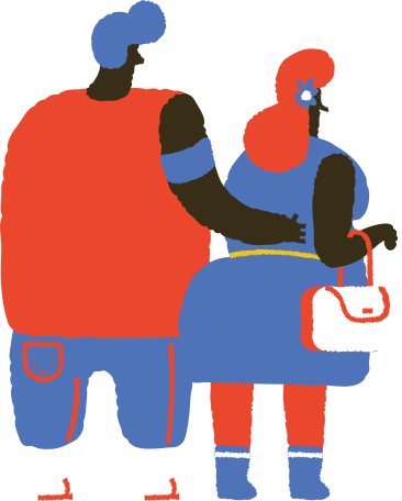 couple Illustration in PNG, SVG