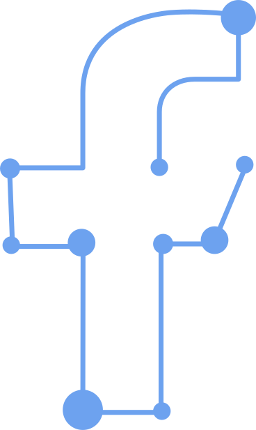 blue line facebook icon PNG, SVG