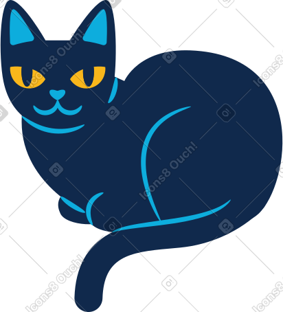 黑猫 PNG, SVG