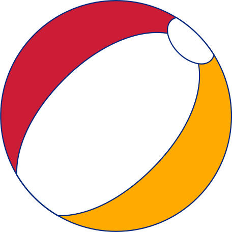 beach ball Illustration in PNG, SVG