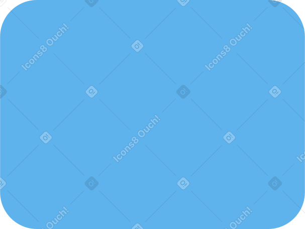 blue rectangle with rounded corners PNG, SVG