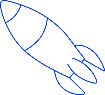 Ilustración animada de cohete en GIF, Lottie (JSON), AE
