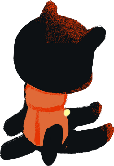 Black kitten PNG、SVG