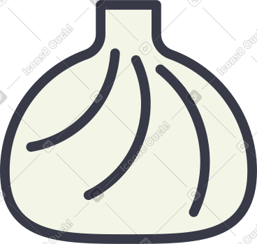 Baozi bun PNG, SVG