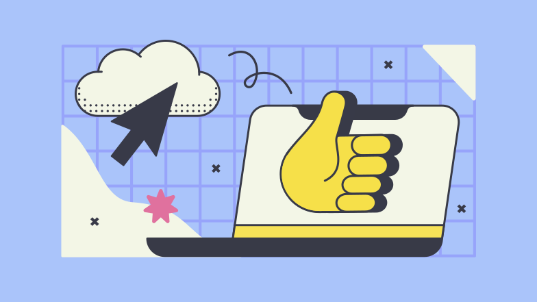 Cloud software Clipart illustration in PNG, SVG