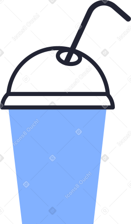 milkshake Illustration in PNG, SVG