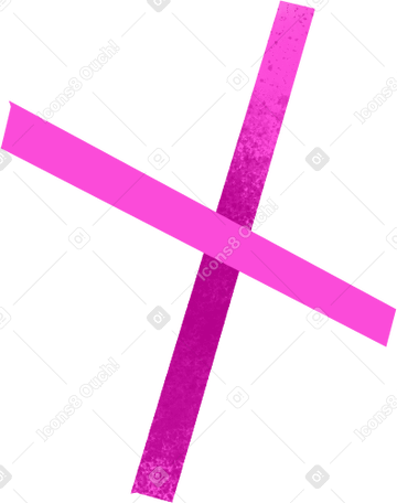 pink cross PNG, SVG