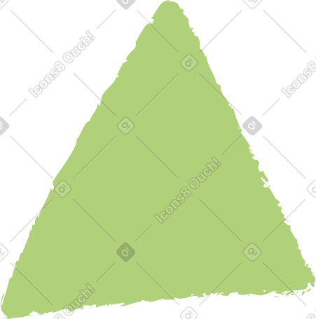 green triangle PNG, SVG