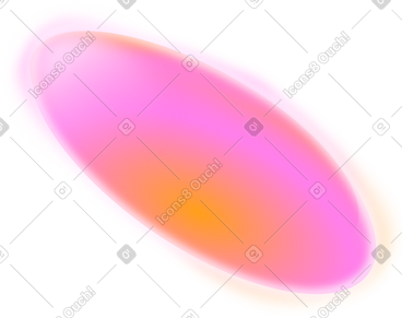 Fuzzy pink ellipse PNG, SVG