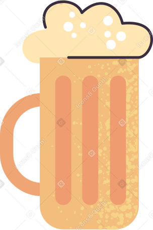 beer Illustration in PNG, SVG