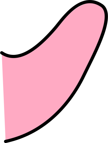 Illustration male pink finger aux formats PNG, SVG