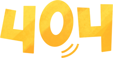 yellow 404 PNG, SVG