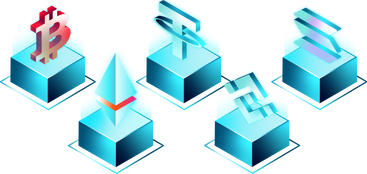 isometric cryptocurrency icons PNG, SVG