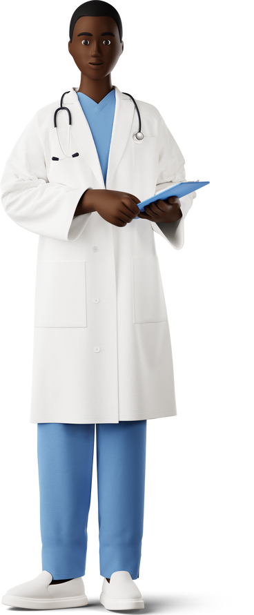 doctor with clipboard PNG、SVG