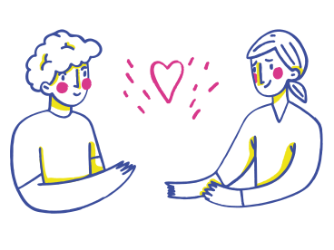 Boy and girl in love PNG、SVG
