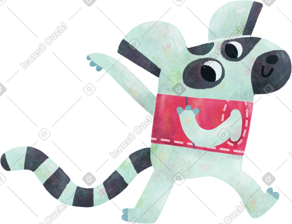 lemur PNG, SVG