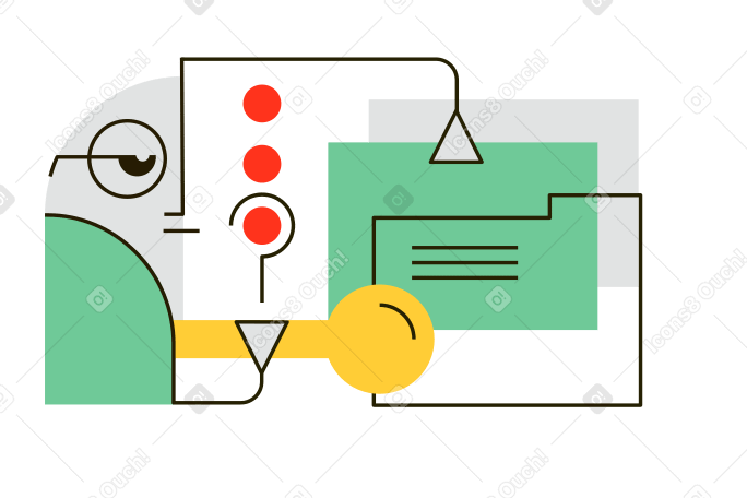 Archive search Illustration in PNG, SVG