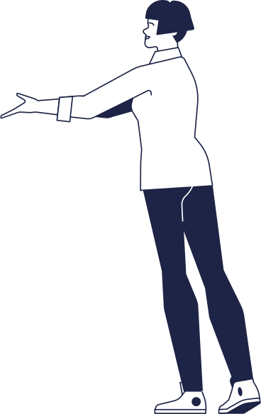 Woman with her arms outstretched PNG, SVG