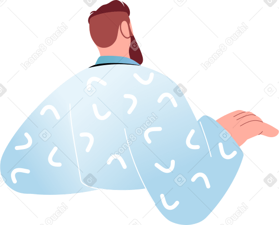 男の背面図 PNG、SVG