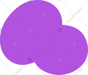 Dark purple drop PNG, SVG