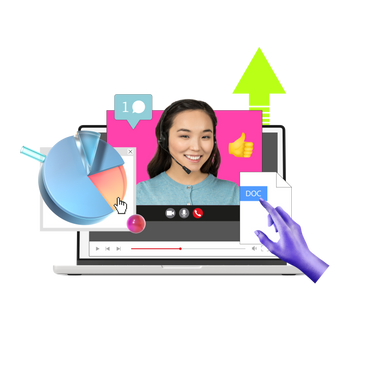 interactive online work environment and digital workspace PNG, SVG