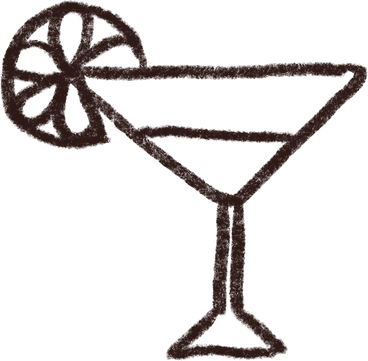 Cocktail glass PNG, SVG