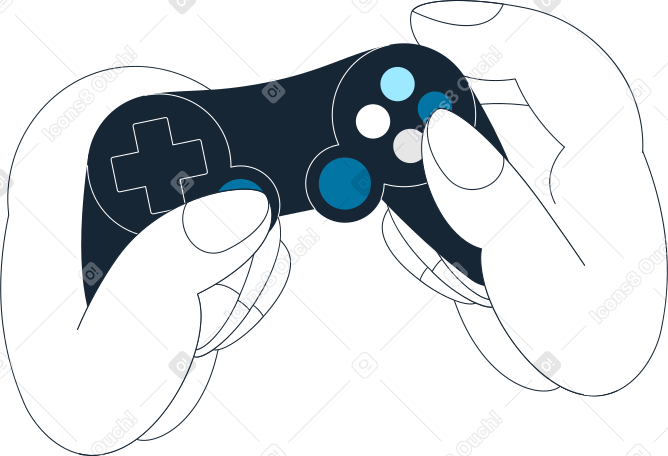 Руки и игровой контроллер в PNG, SVG
