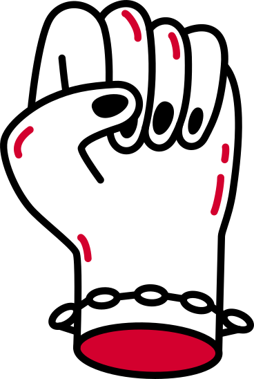 Сжатый кулак в PNG, SVG